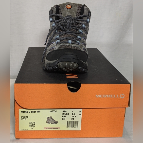 NEW Merrell Womens Moab II waterproof hiking boot - Picture 7 of 8